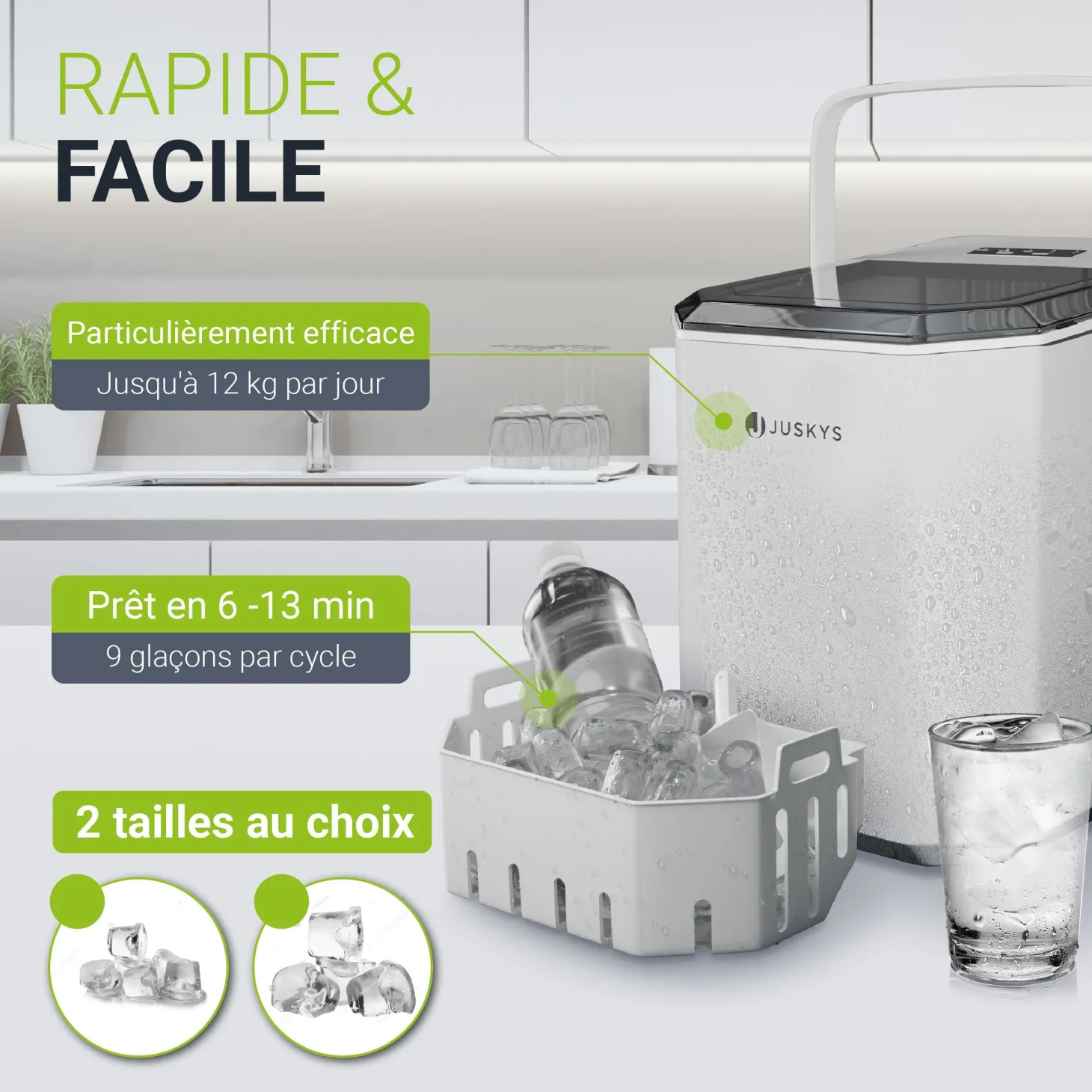 Eiswürfelmaschine mit Selbstreinigung IceOracle