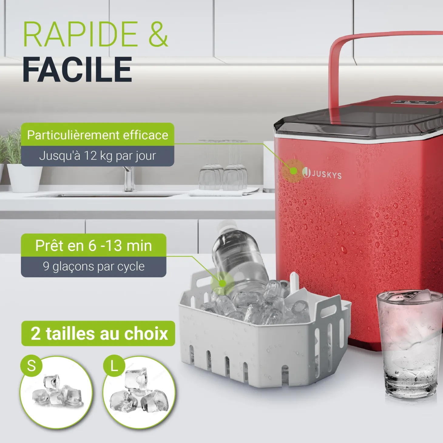 Eiswürfelmaschine mit Selbstreinigung IceOracle