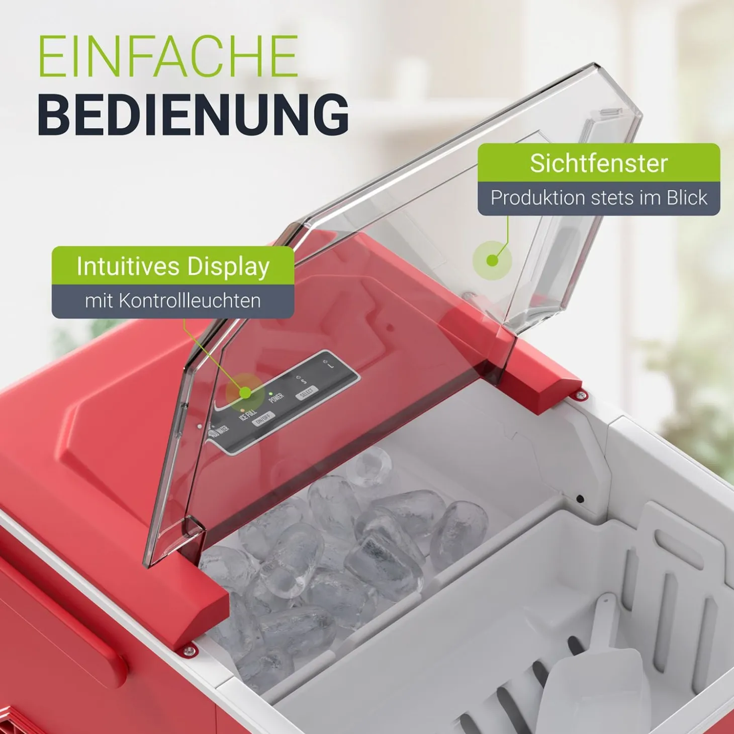 Eiswürfelmaschine mit Selbstreinigung IceOracle