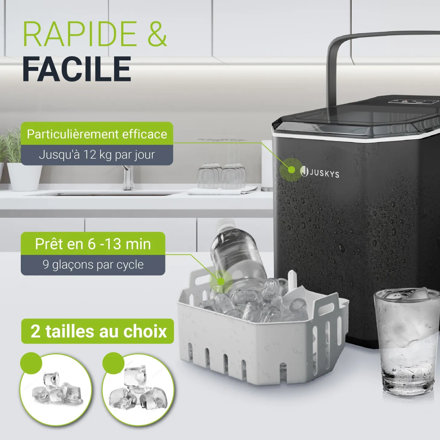 Eiswürfelmaschine mit Selbstreinigung IceOracle