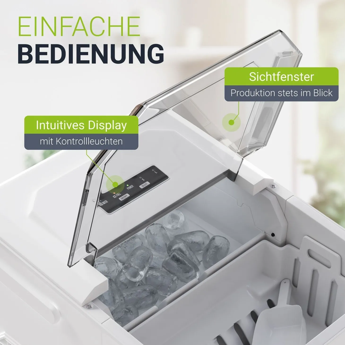 Eiswürfelmaschine mit Selbstreinigung IceOracle