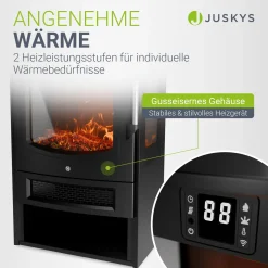 Elektrokaminofen 1800W mit Flammeneffekt