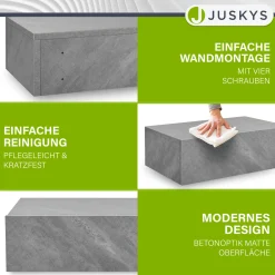 2er Set Nachttisch hängend