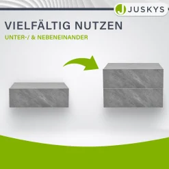 2er Set Nachttisch hängend