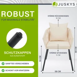 2er-Set Rope Stühle