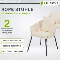 2er-Set Rope Stühle