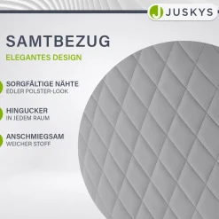 Esszimmerstuhl drehbar mit Samt Clyde