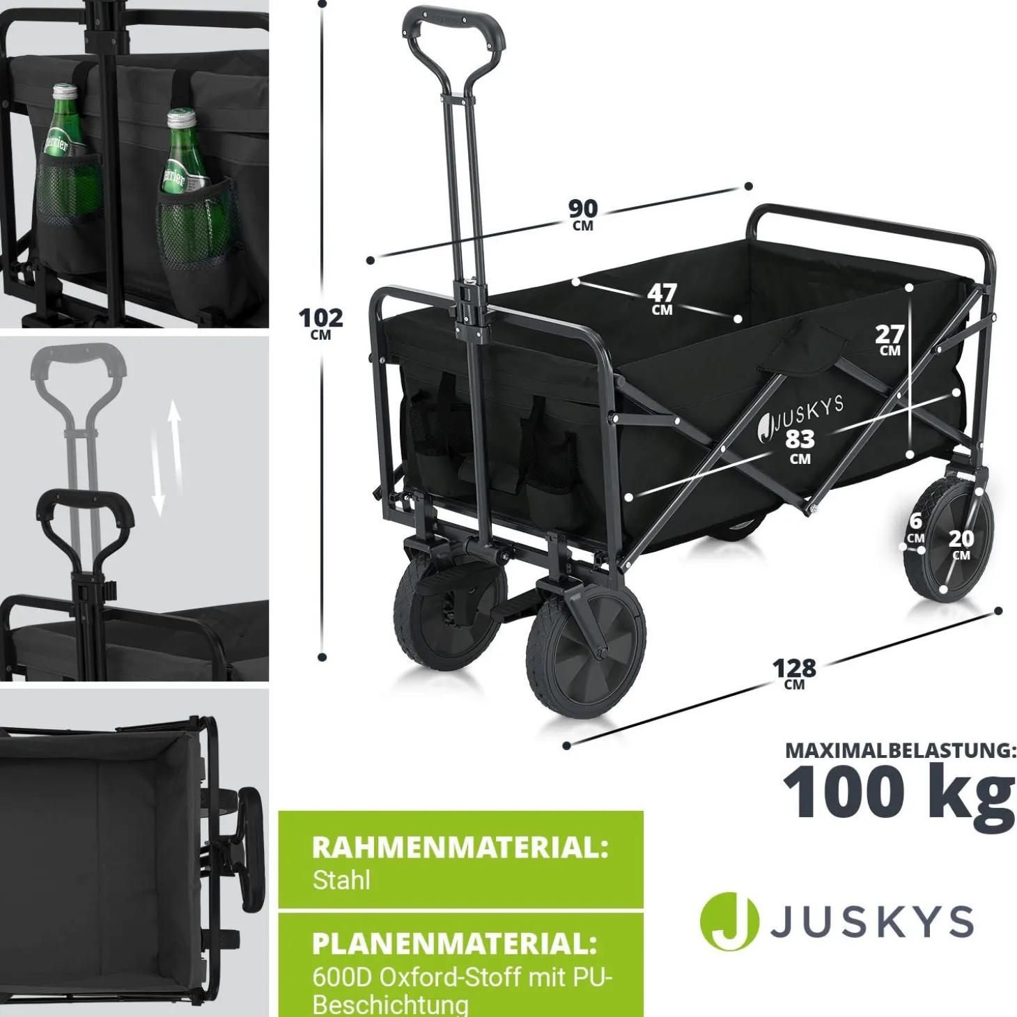 Faltbarer Bollerwagen