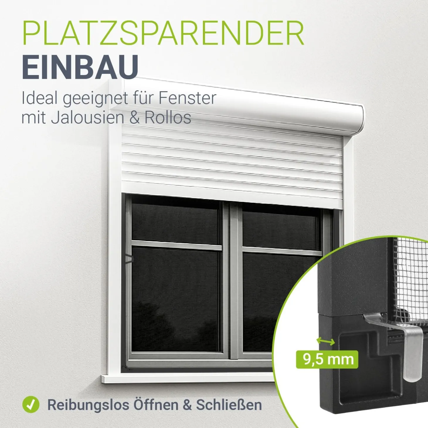 Fliegengitter für Fenster