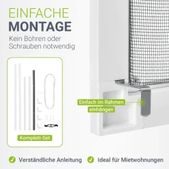 Fliegengitter für Fenster