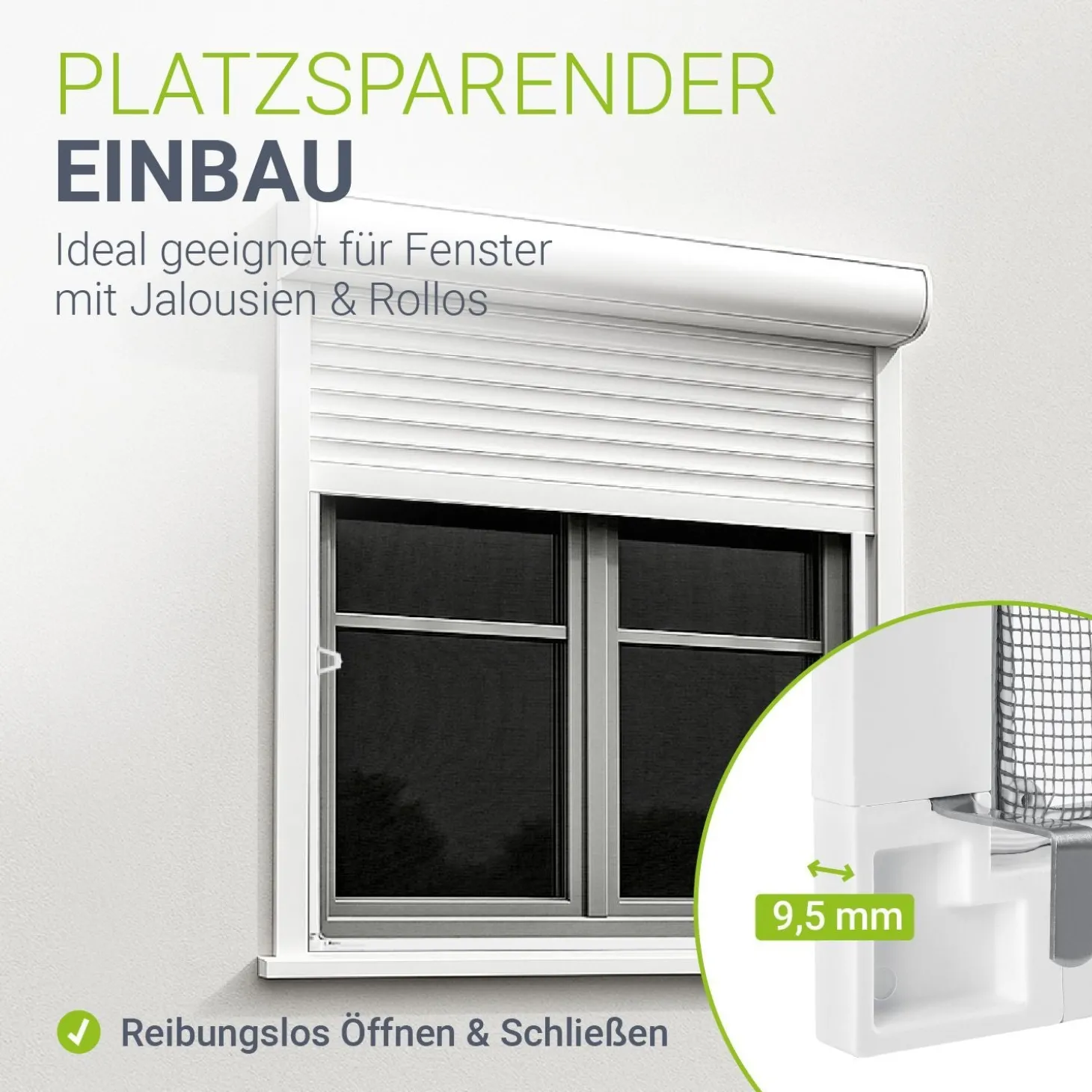 Fliegengitter für Fenster