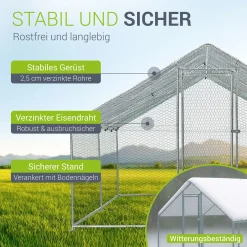 Freilaufgehege HLS25T für Hühner