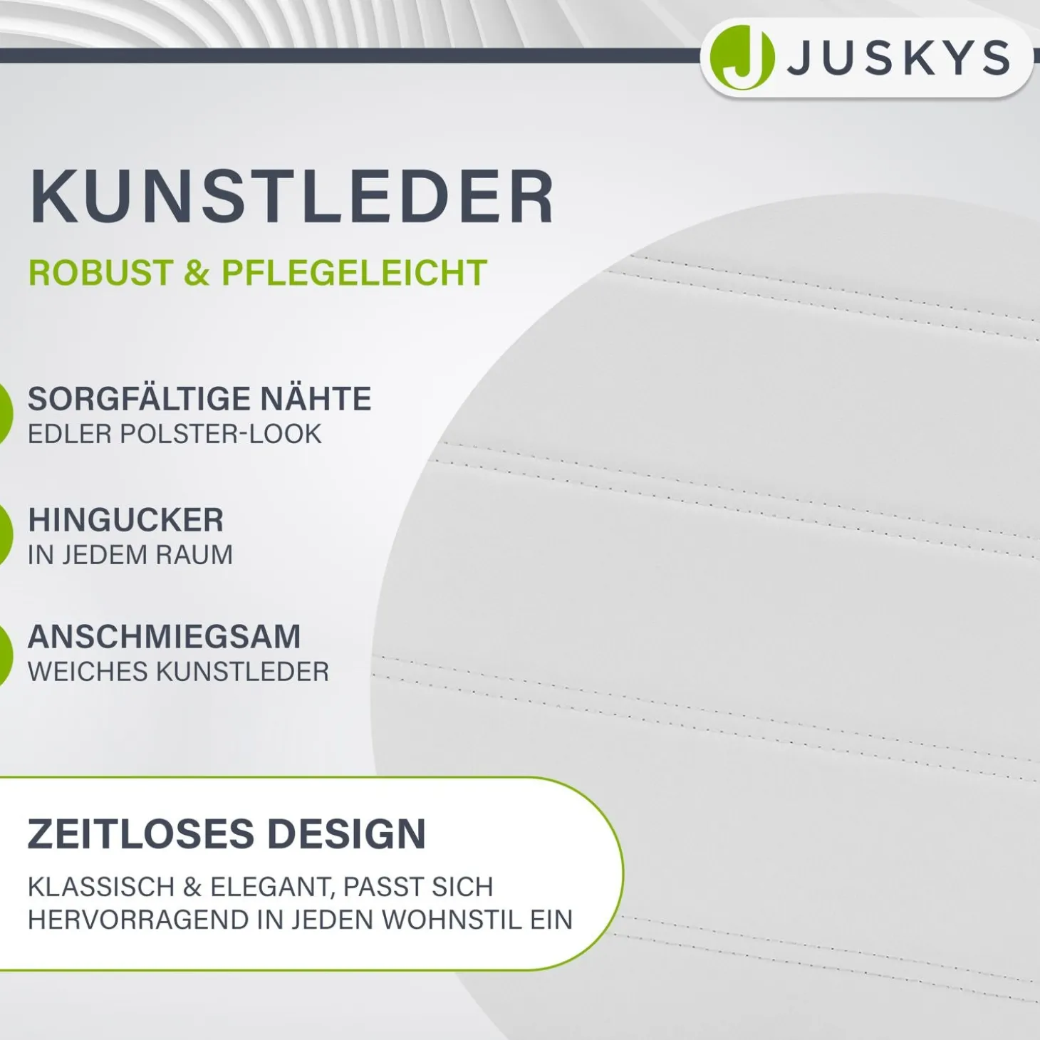 Freischwinger Stuhl Vegas mit Kunstleder
