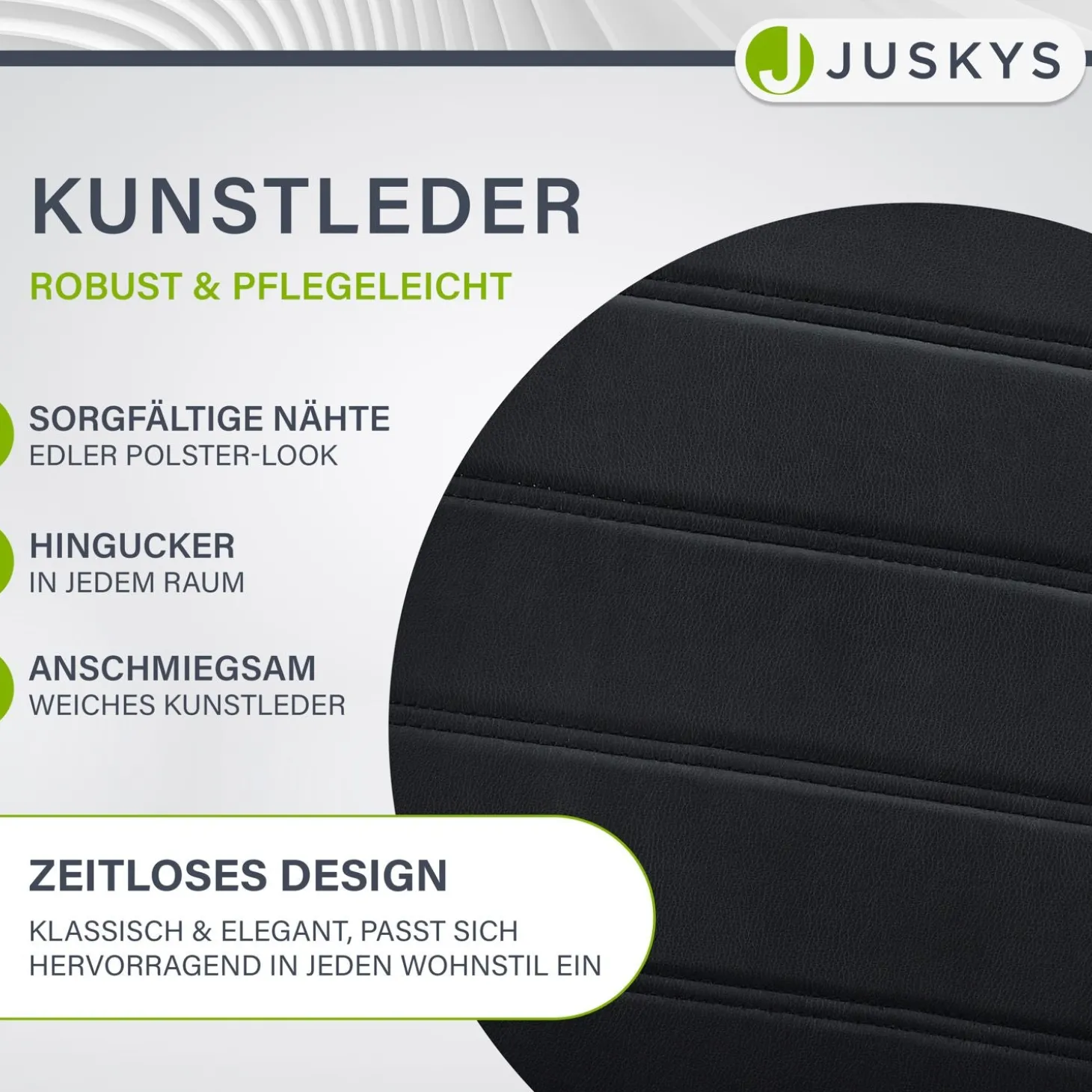 Freischwinger Stuhl Vegas mit Kunstleder