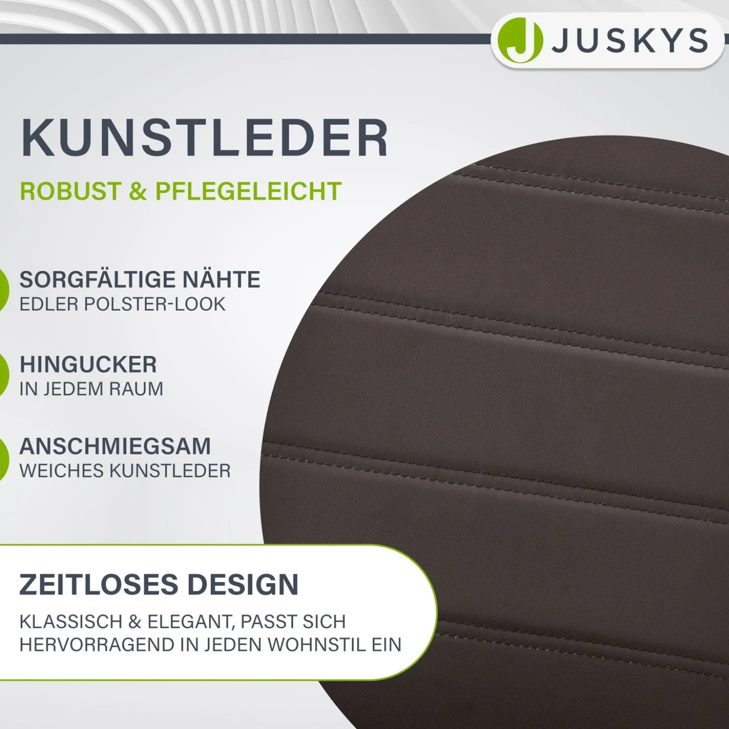 Freischwinger Stuhl Vegas mit Kunstleder