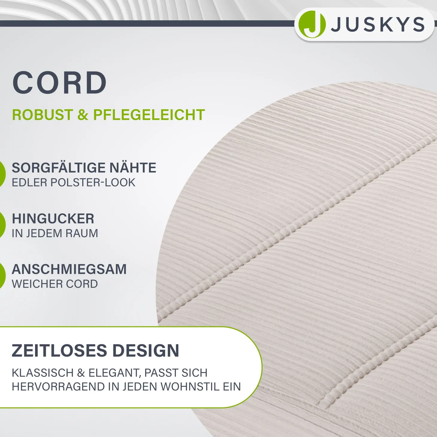 Freischwinger Stuhl Vegas mit Cord
