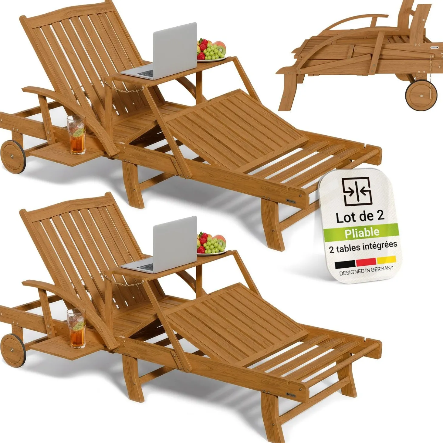 Gartenliege klappbar SunScape