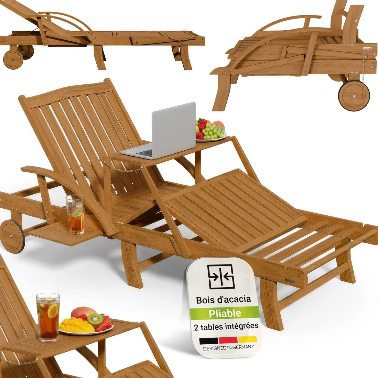 Gartenliege klappbar SunScape