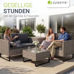 Gartenlounge für 4 Personen Santorini