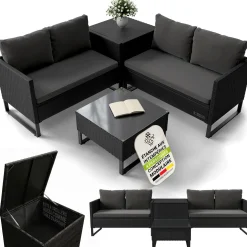 Gartenlounge für 4 Personen Santorini