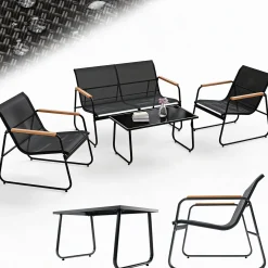 Gartenmöbelset Genua 4-teilig