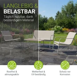 Gartenmöbelset Genua 4-teilig