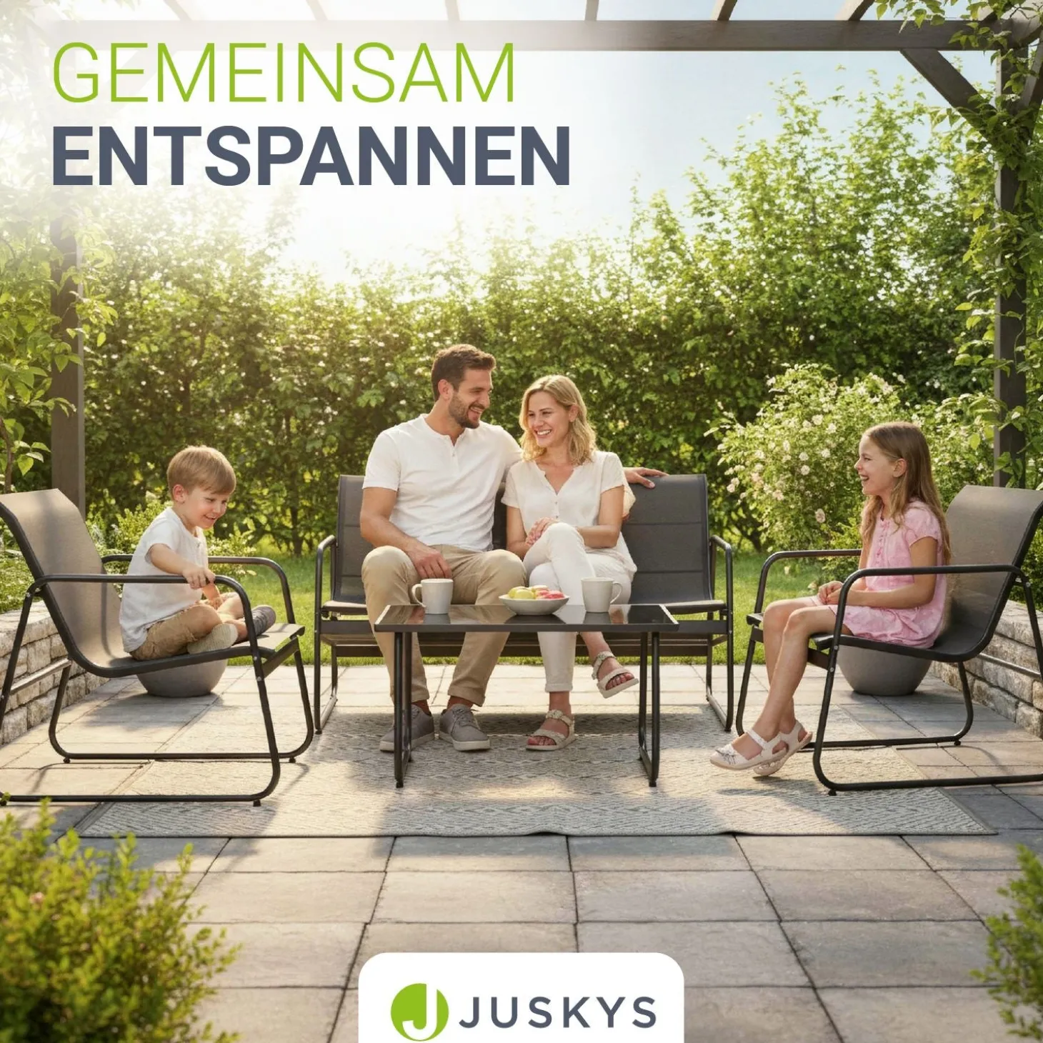 Gartenmöbelset Genua 4-teilig