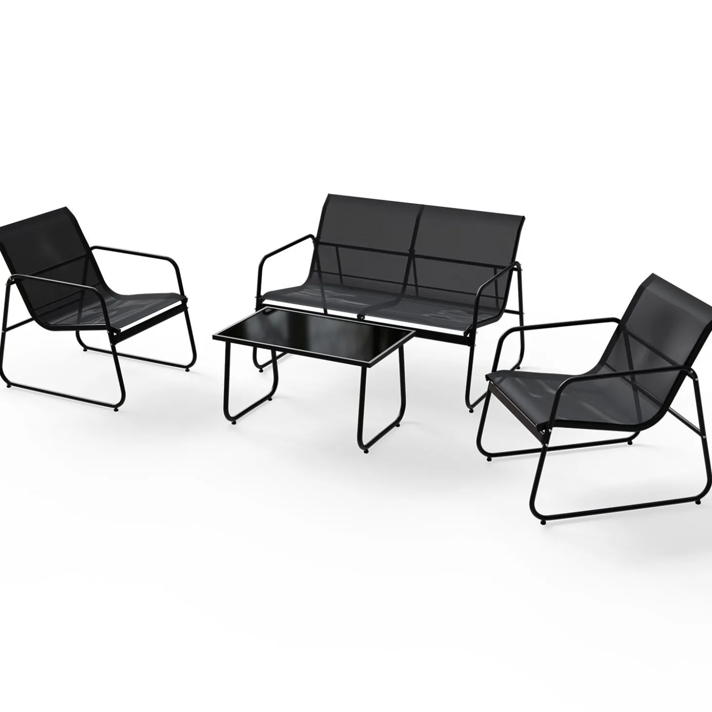Gartenmöbelset Genua 4-teilig