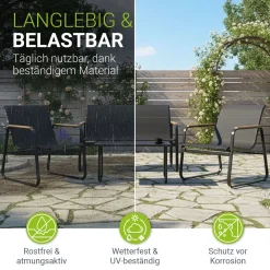 Gartenmöbelset Genua 4-teilig