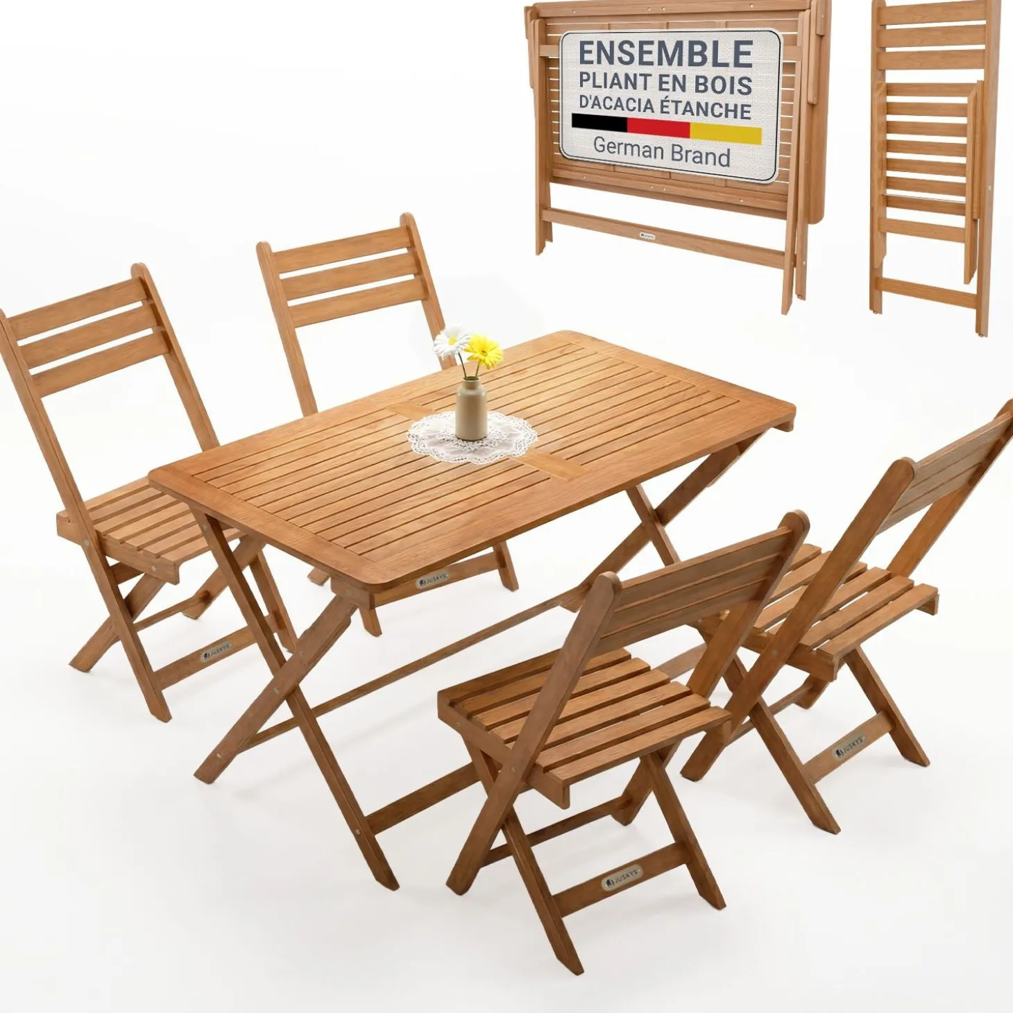 Gartenmöbel-Set Rimini aus Akazienholz