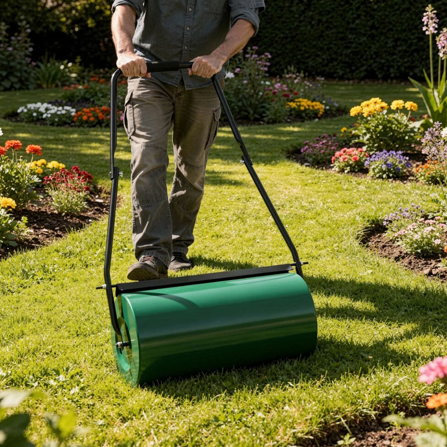 Garten Rasenwalze Fritz aus Metall
