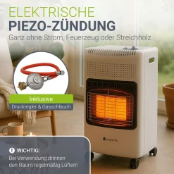 Gasheizer für Innenräume
