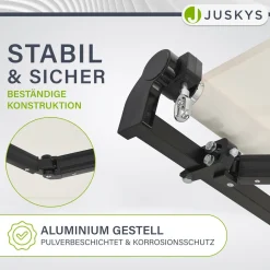 Gelenkarmmarkise mit Kurbel
