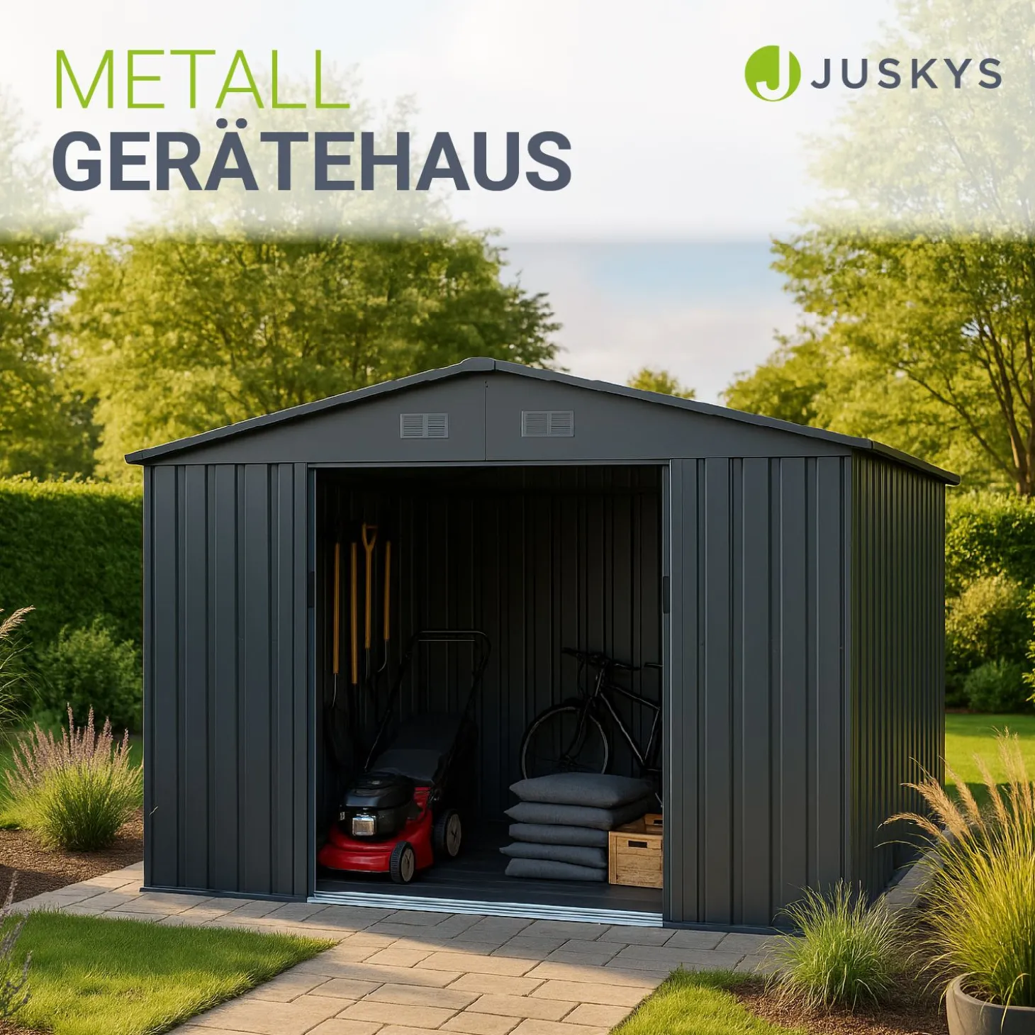 Gerätehaus Metall