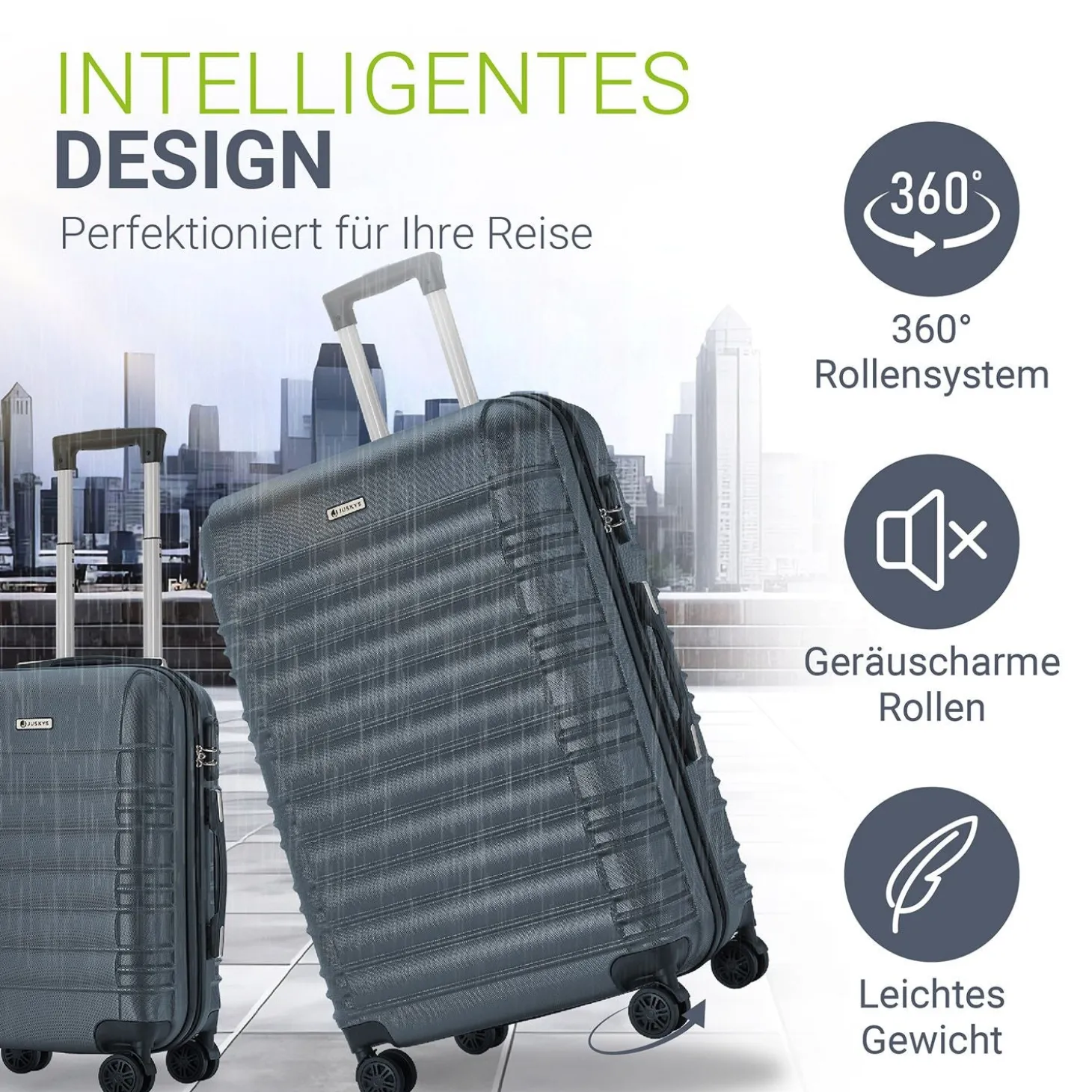 Hartschalen Kofferset Rom