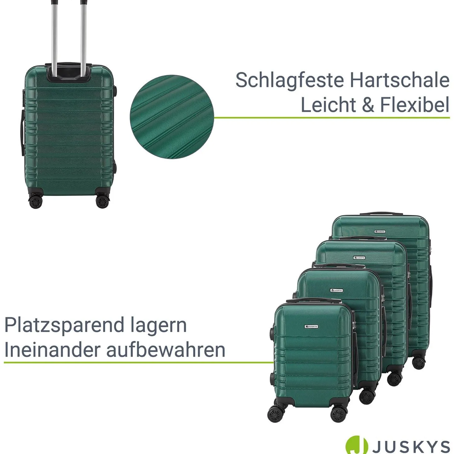 Hartschalen Kofferset Rom
