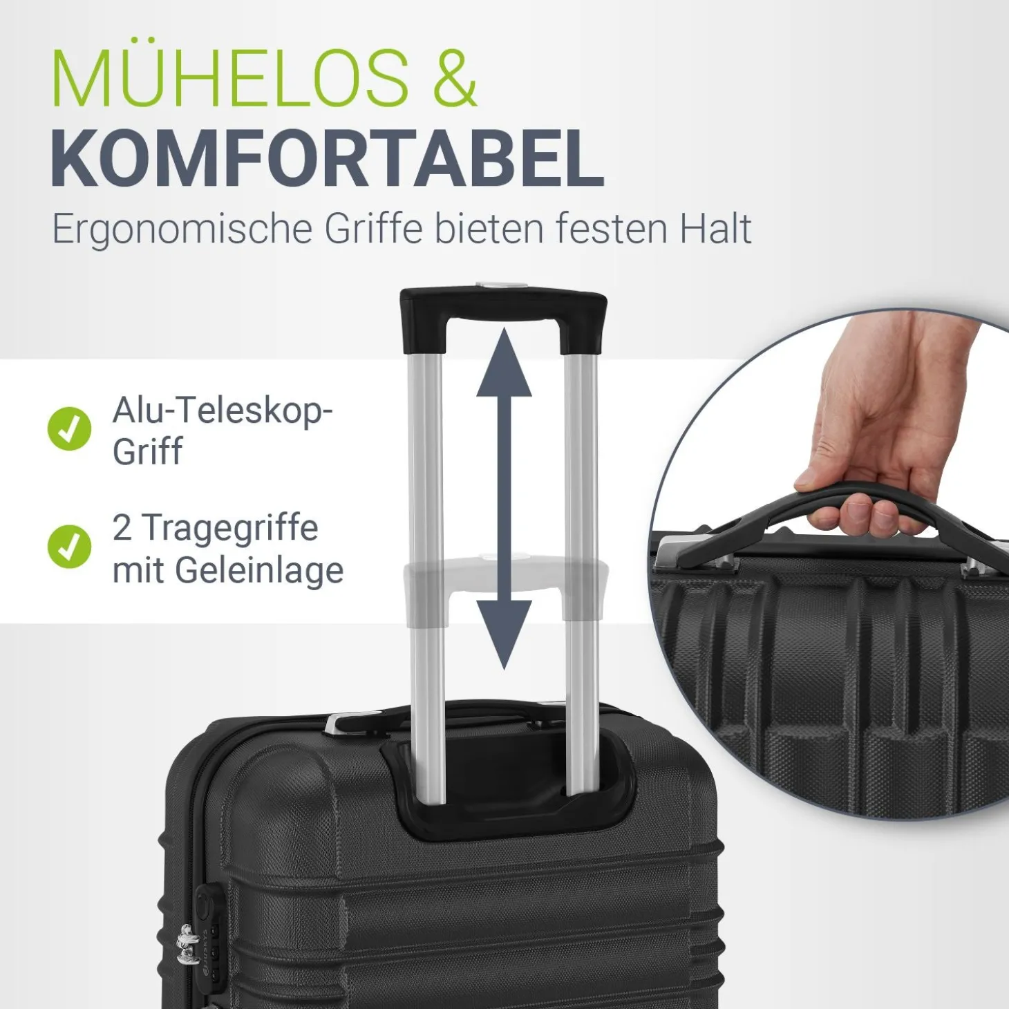 Hartschalen Kofferset Rom