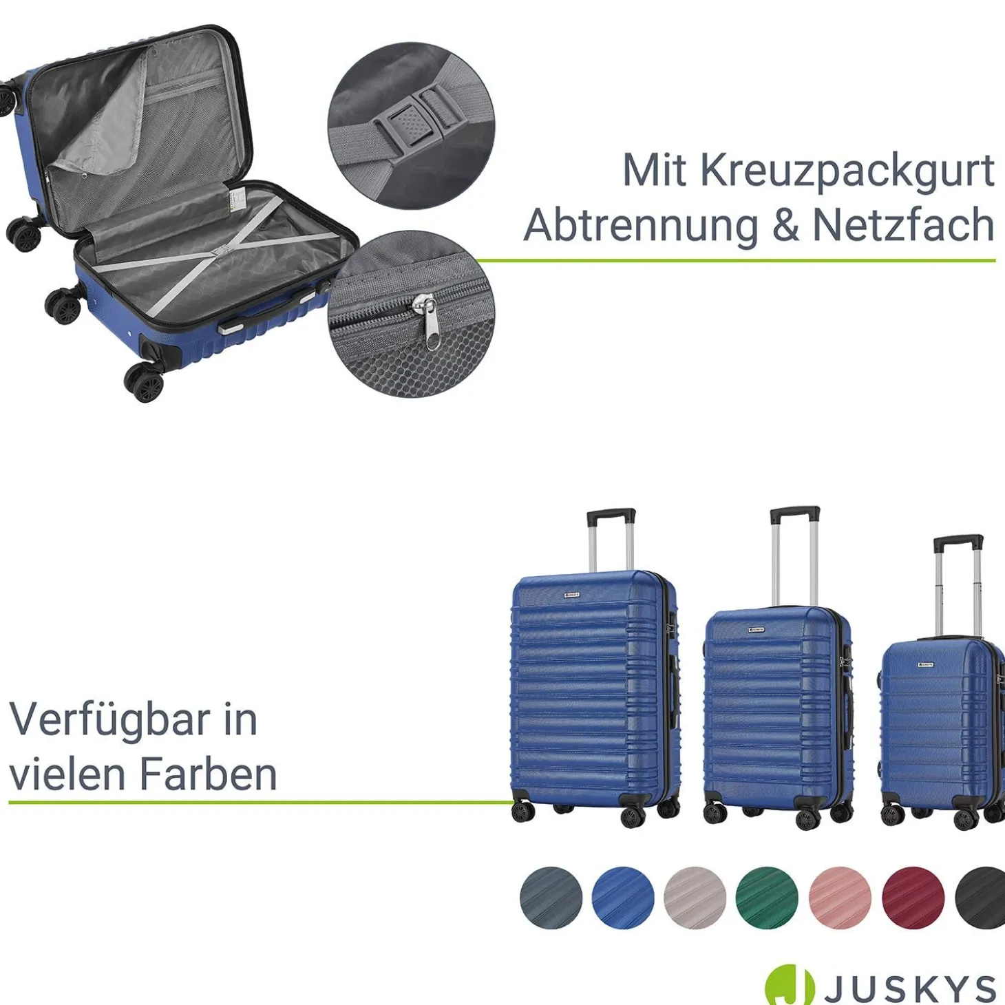 Hartschalen Kofferset Rom