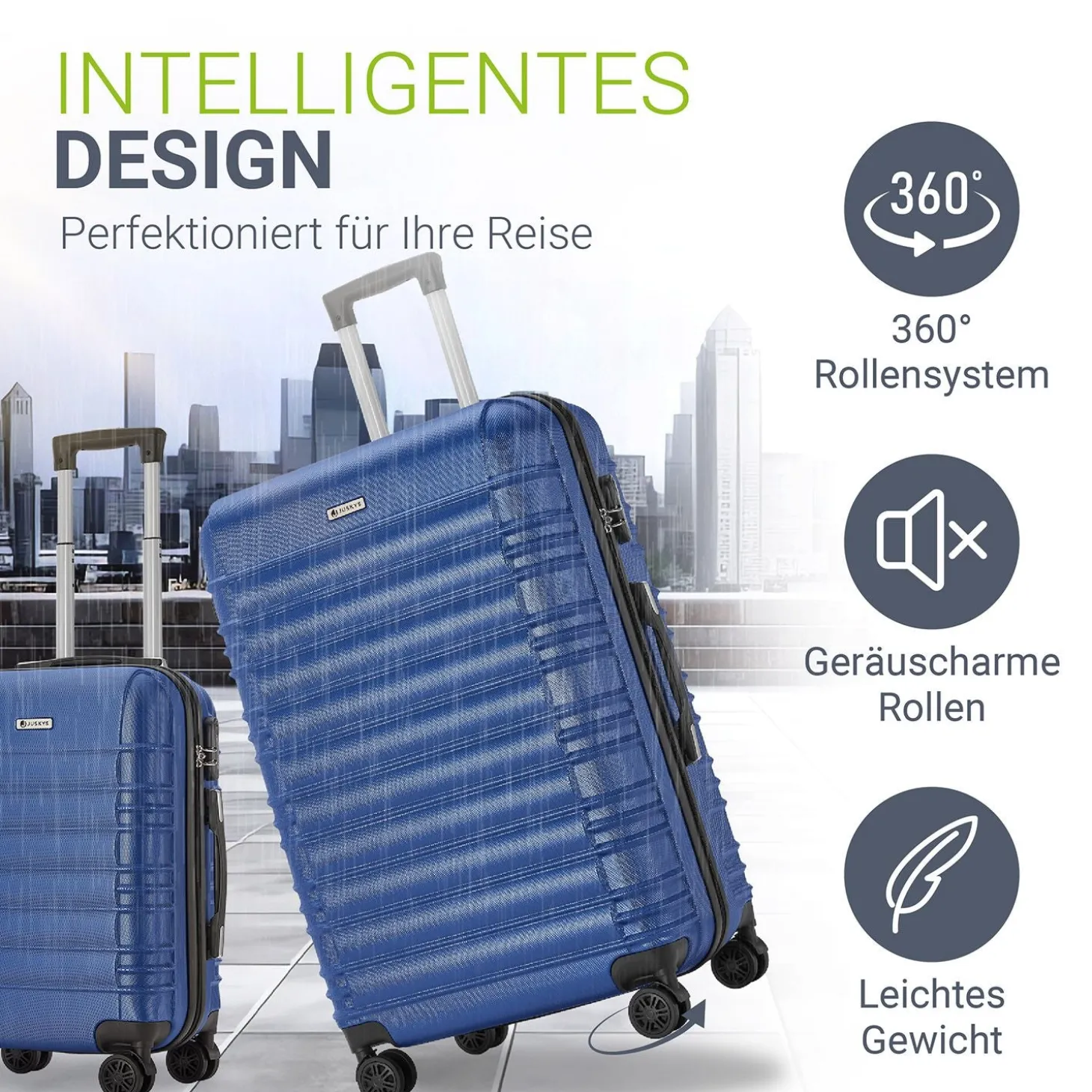 Hartschalen Kofferset Rom