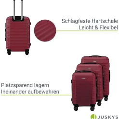 Hartschalen Kofferset Rom