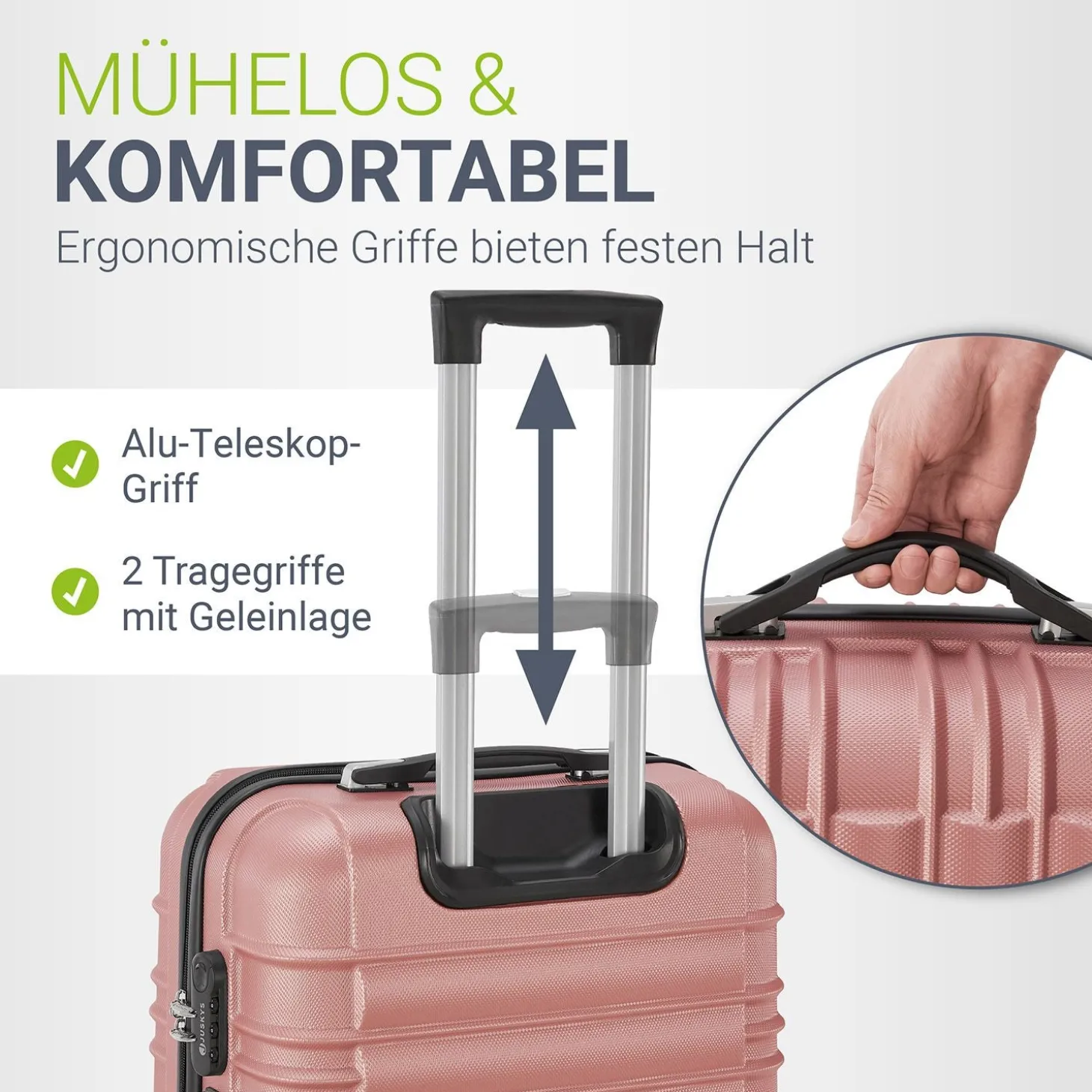 Hartschalen Kofferset Rom