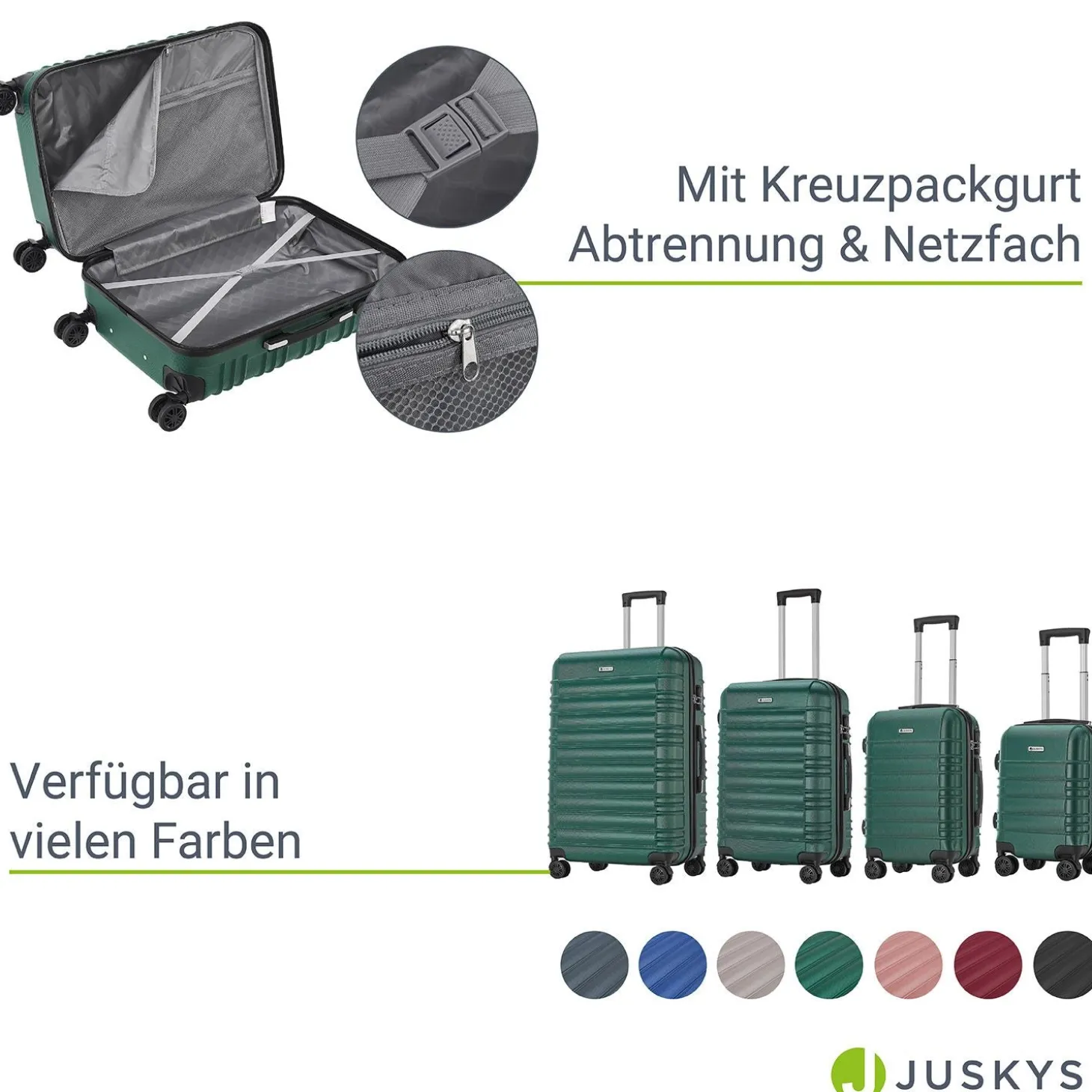 Hartschalen Kofferset Rom