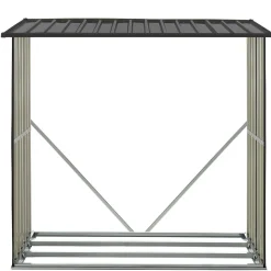 Holzunterstand Metall Enno