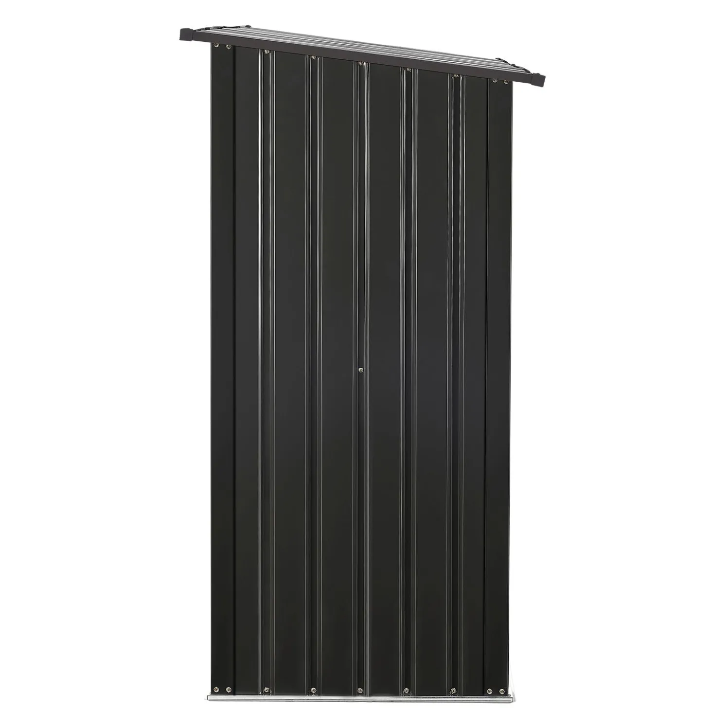 Holzunterstand Metall Enno