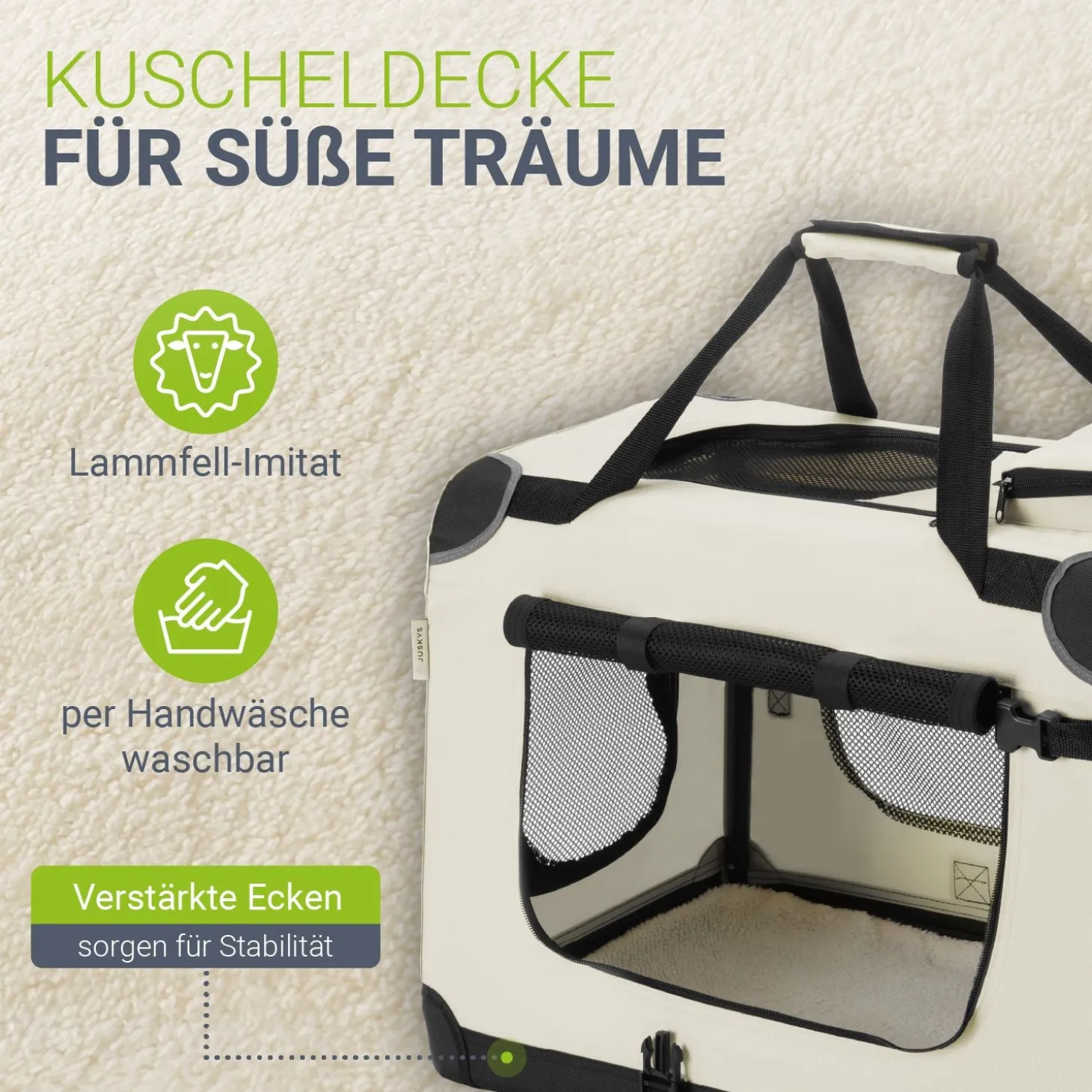 Hundebox Auto faltbar Lassie