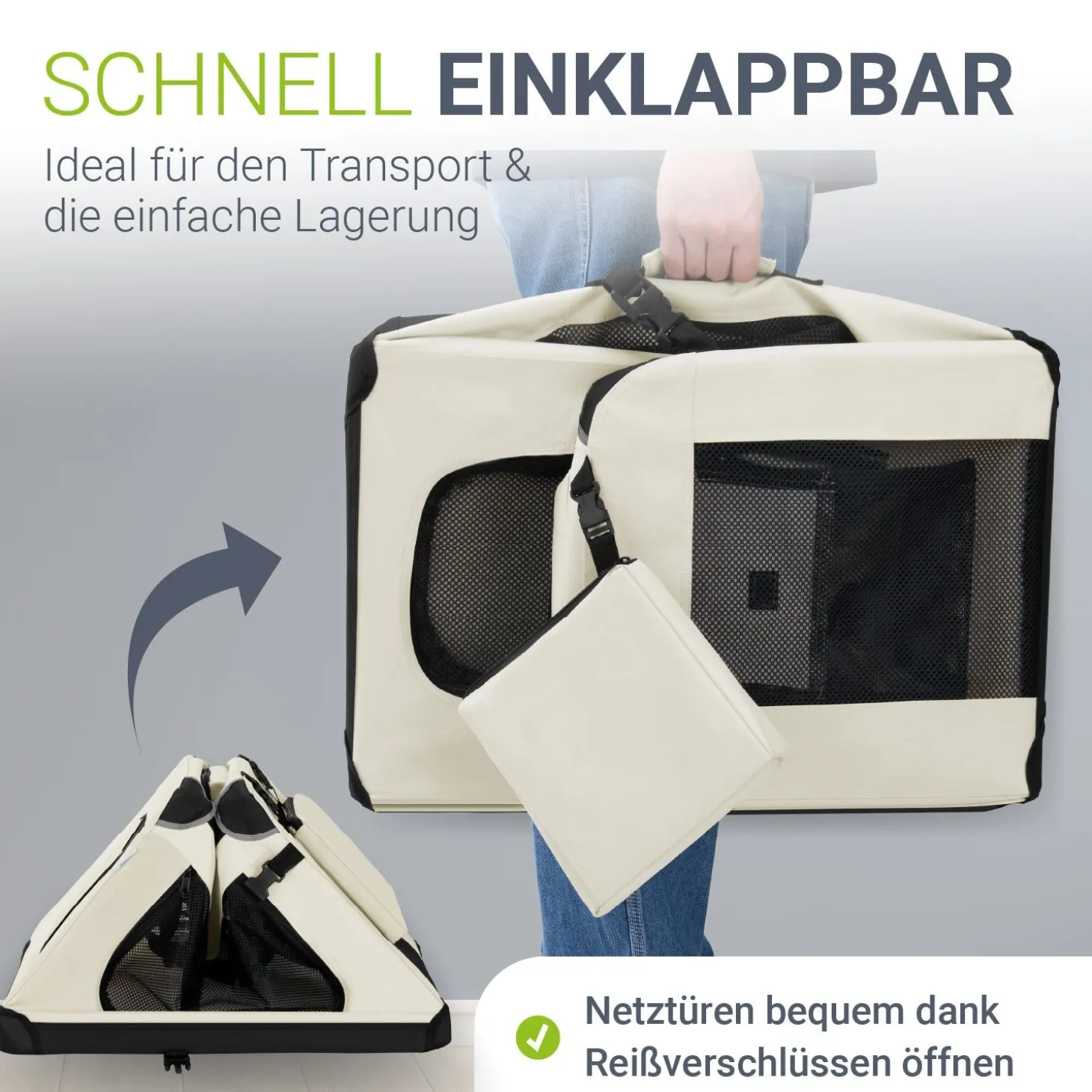 Hundebox Auto faltbar Lassie