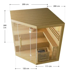 Indoor Sauna Espoo 200 Premium