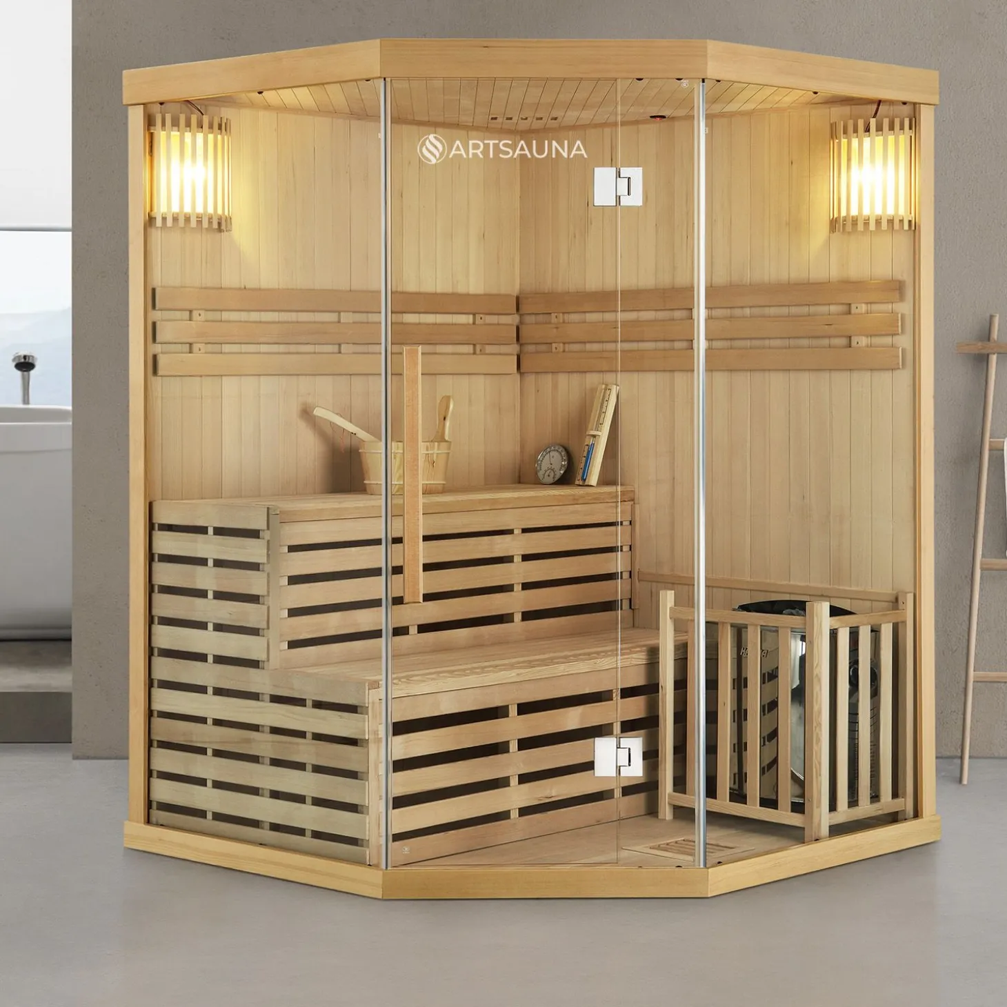 Indoor Sauna Espoo 150 Premium