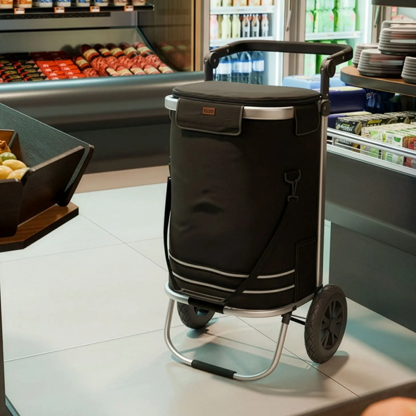 3in1 Einkaufstrolley - 56 L Kapazität