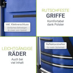 3in1 Einkaufstrolley - 56 L Kapazität